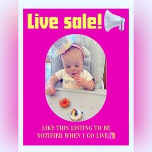 Like this flyer to be notified for my live sales🛍️